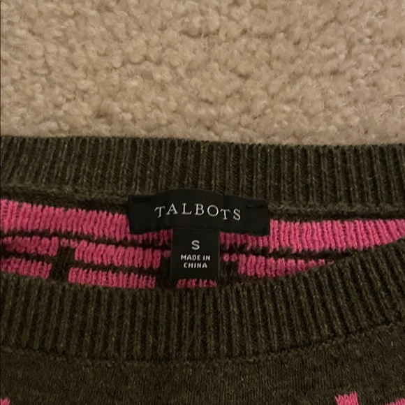 Talbots Women's Sheep Pattern Sweater - Picture 2 of 3